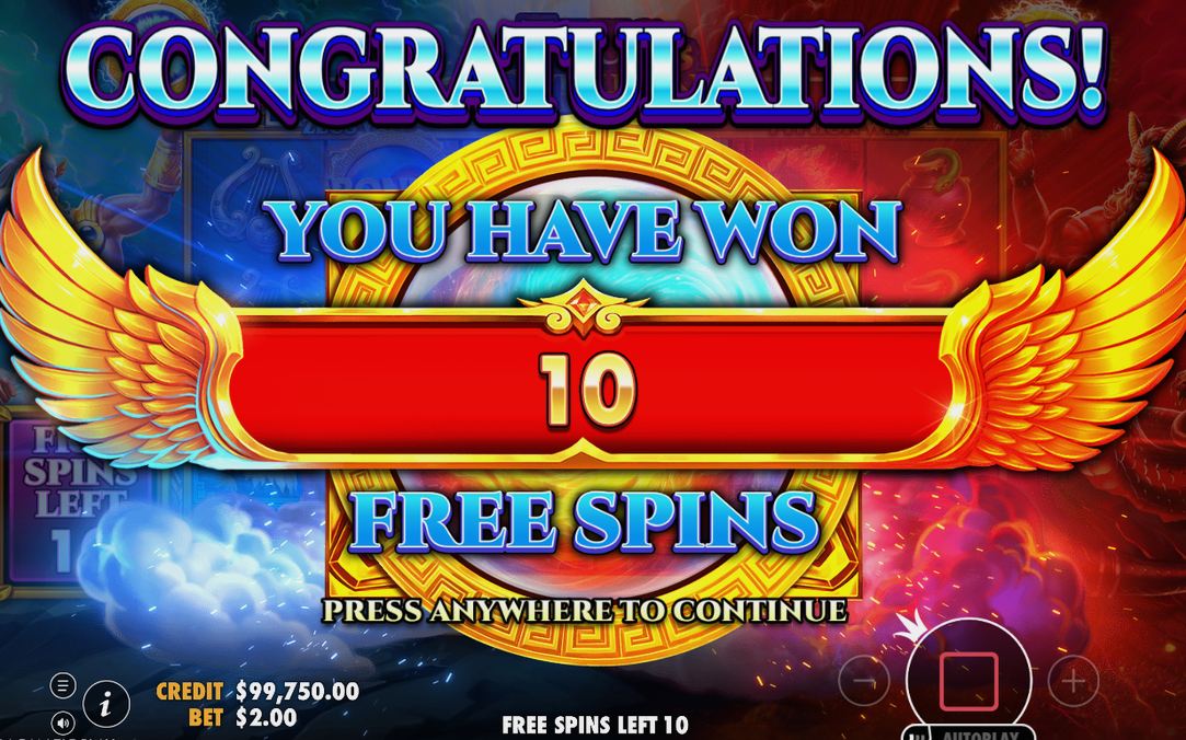 Free Spins-runda med specialrullar på skärmen